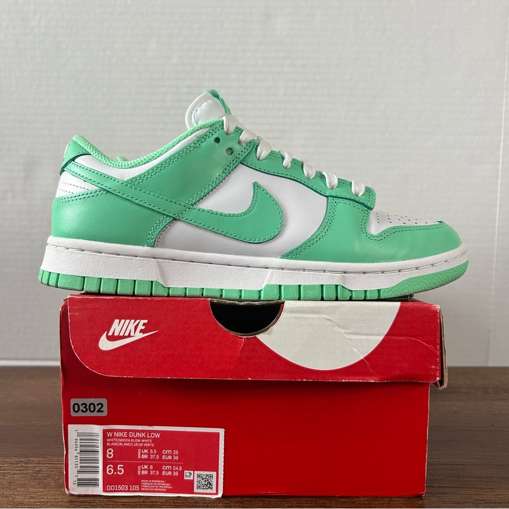 Nike Dunk Low Green Glow Women's Size 8
